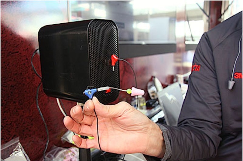 Ever pay attention to all the different sizes and shapes that earplugs come in? Even if you haven’t, you’ve probably noticed that some work better in your ears than others. 3M developed the E-A-Rfit Dual-Ear Validation System which measures each person’s unique level of protection.