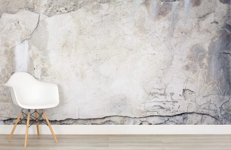 Murals Wallpaper in Cracked Concrete