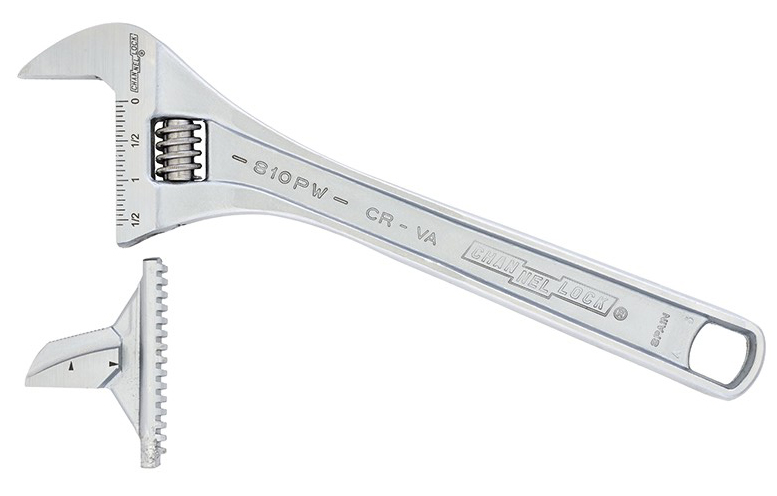 810PW  REVERSIBLE JAW, ADJUSTABLE WRENCH