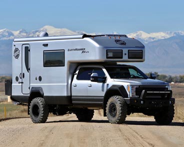 Earthroamers are luxury expedition vehicles.
