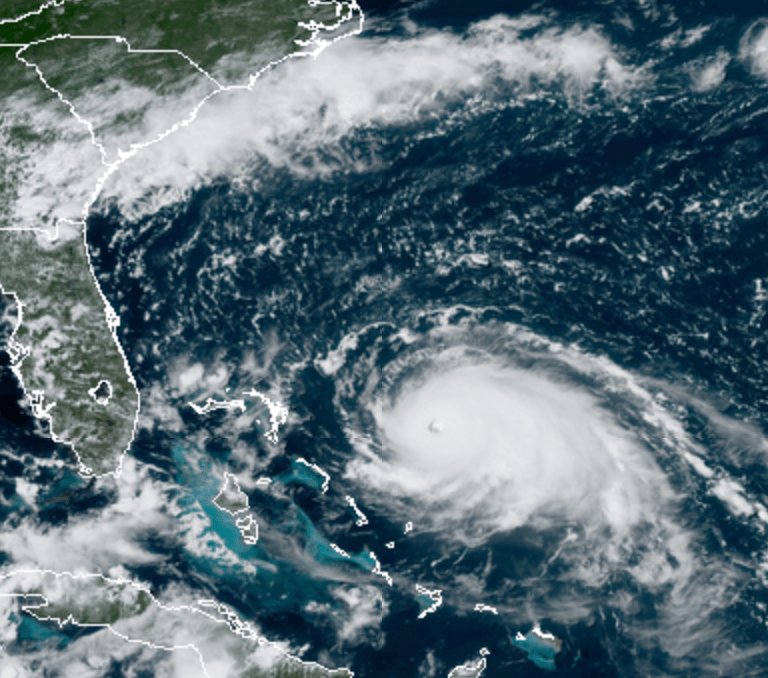 Hurricane Dorian approaches the East Coast on Saturday.
