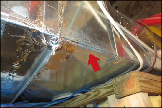 Steam humidifiers put out a tremendous amount of moisture, and if the HVAC fan doesn’t circulate it throughout the house, it will turn into water in the ductwork and leak …