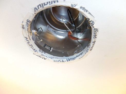 Taping the edges of a fixture is easier than applying caulk, but will do nothing to seal holes in the fixture itself.