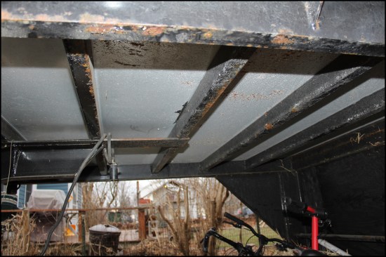 … the sheet-metal bed. The seams in the sheet-metal bed had not been air-sealed, providing cold, moist air access into the framed floor.