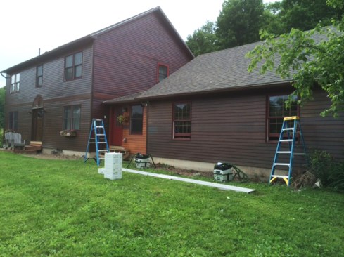 A year ago, my company worked on the surface restoration of a home’s exterior wall finish. Hailstones from a severe thunderstorm pelted the siding on three of the building’s four walls, with the front, northwest fa&ccedil;ade taking the brunt of the storm.
