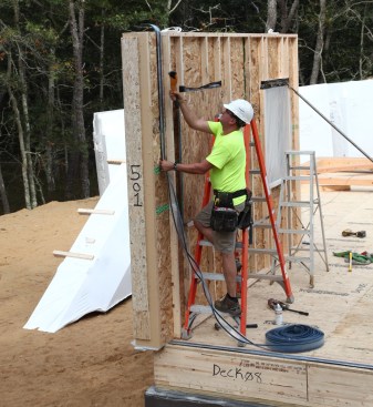 The home-building industry is not waiting around for the next generation of carpenters to come up to speed. Many companies are looking to "off-site solutions"—that is, modular and panelized systems—as a way to reduce labor and increase productivity.  Unity Homes (shown here), produce off-site framing systems that rival in performance any stick-built home. While panelized or modular framing methods are effective, we have a very long way to go, and an enormous lift in capital investment, before such technology solutions will make a significant dent in solving the skilled labor shortage. (Photo by Roe Osborn)