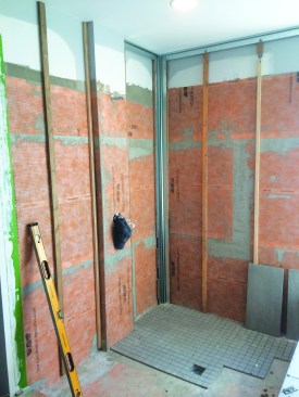 Then the author installed a Kerdi system.