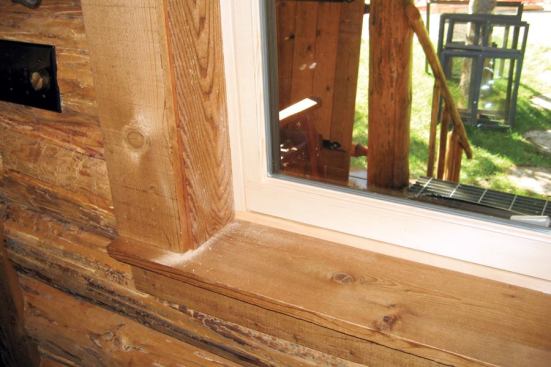 From the inside, you’d never know the window wasn’t the original.