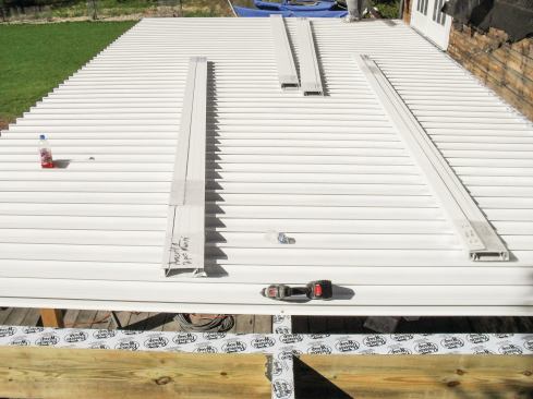 Wahoo Deck’s Dry Joist EZ is a 2-inch-high aluminum joist with an interlocking design that makes it waterproof. The system can span up to 8 feet, depending on floor loads.