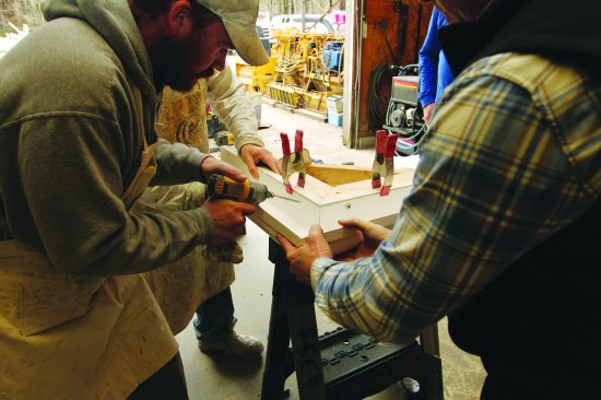 For fastening, he recommended stainless steel GRK structural screws, driven into the rafter tails.
