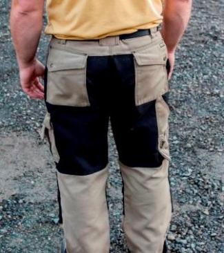 The wear areas of the Heavy Worker Pants are Cordura