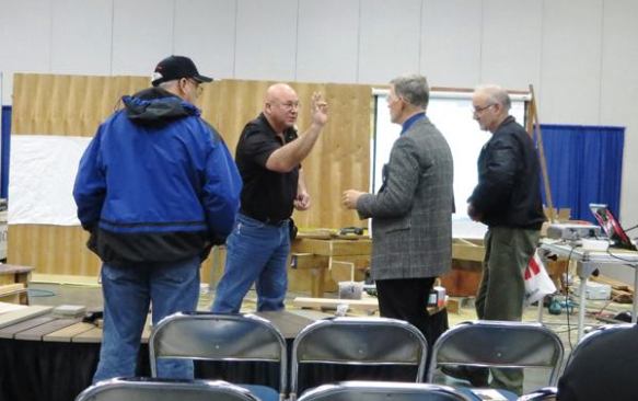 Kim Katwijk, a deck builder in Washington, discusses the use of hole plugs with an attendee who stayed to talk after a workshop on installing deck boards. I’ve known Kim for years; he and I once worked together on a JLC story, 
Rot-Resistant Deck Details.