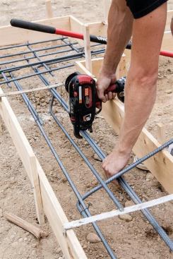 Companies that do production foundation work may want to consider the Max cordless rebar tier (
maxusacorp.com), which automatically makes a tie in less than a second.