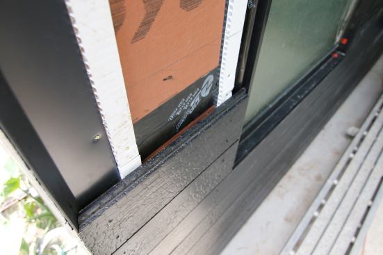 3/8" gap creates a nice drainage space behind this wood siding. I don't install siding without a rainscreen anymore.