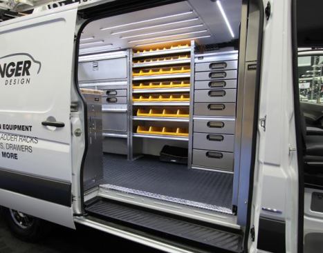 Ranger Design was just one of many companies showing systems for outfitting the cargo areas of vans. It has been years since I needed something like this, and yet the allure of aluminium drawers, lockers, and shelves is to resist. The LED lighting—which almost every up-fitter now offers—was the icing on the cake.