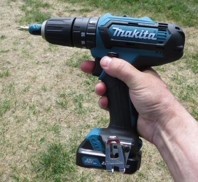 The new 12-volt max hammer drill driver (PH04) spins 0-450 and 0-1,700 rpm and produces 0-6,750 and 0-25,500 blows per minute. It has an 18 position clutch, 3/8-inch clutch, LED light, and a belt hook. Available: November 2015. COO: China.