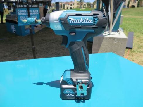 The new 12-volt max impact driver (DT03) takes 2.0 and 4.0 Ah slide-mount batteries. It spins 0-2,600 rpm and produces 0-3,600 blows per minute. Features include a belt hook and LED light. Available: November 2015. COO: China.