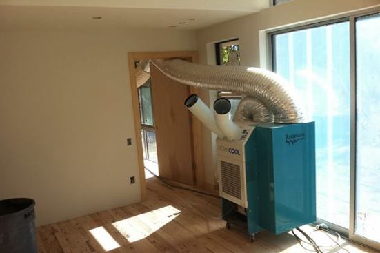 We condition the house post-floor install to keep the moisture content of the wood consistent. RH of the house should be maintained under 60%. I use portable AC's in the summer along with Dehumidifiers to keep the RH below 60%.