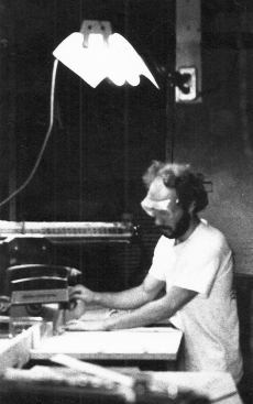 Bonus - the blogger using a RAS in the late 1970s (courtesy of Bonnie Krasik)