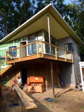 He liked Zip System sheathing but was leery of the tape at first.