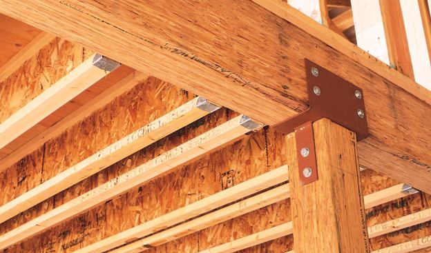 Parallel-strand lumber is stiffer than LVL and may be ordered CCA pressure-treated for three levels of outdoor exposure, including ground contact and saturated use.
