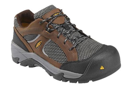 This Albany shoe is Slate/Black Gargoyle. The shoes in the previous two slides were Black/Bossa Nova. At work, just call them grey or black.