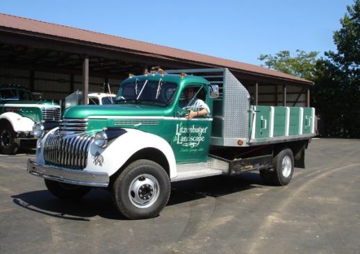 “Wooly Mammoth" is a 1946 4500 series Chevrolet. Like many of the trucks in the fleet, it’s a 1 1/2-ton model—which is a size that works well for the company.