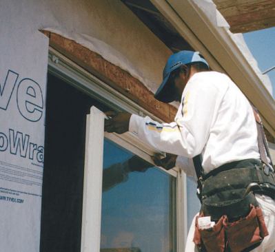 The crew then replaced the window.