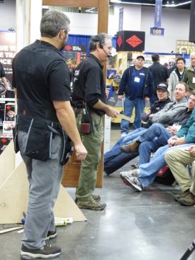 Gary Katz presented at a number of clinics, including this one on the finer points of hanging exterior doors. In a world overrun with blow-hard reality show carpenters, Gary is one of the few famous carpenters I know of—Norm Abram is another—who deserves his rock star status. And like Norm, he’s one of the most humble guys you’ll ever meet.