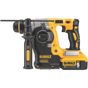 This 1-inch SDS brushless 20V MAX rotary hammer (DCH2733P2) is optimized for chipping work and drilling diameters of ½ inch or less. Features include a retractable hook and a light with a 20-second delay. Available in June 2015, the tool will be sold in two battery kit for $499 and for $299 bare.