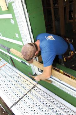 ... then fine-tuning with shims.