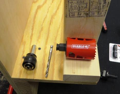 Diablo just introduced its first hole saws, and they’re different than others I’ve seen. They’re deeper, so they can go through thicker material, and use something called the Snap-Lock system to hold saws and pilot bits in place. The Snap-Lock mechanism is attached to the mandrel and allows the operator to install and remove saws and pilot bits by pulling back on a spring-loaded ring. It’s a lot like operating the chuck of an impact driver. For a complete description of the product, including additional photos and pricing, see 
Diablo Hole Saws.