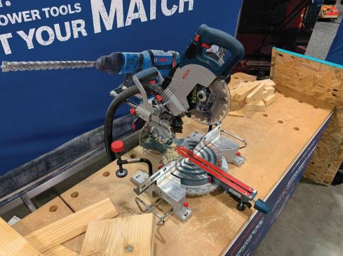 Bosch GCM18V  8 1/2-inch miter saw