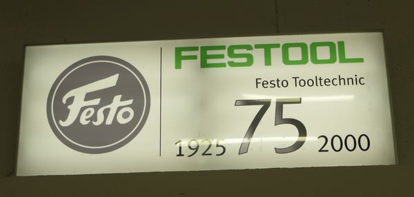 For most of its history, the company we know as Festool was part of a large industrial company called Festo. In 1992 the power tool division was branded Festo Tooltechnic. In 2000 the brand was renamed Festool and the power tool division (Festool Tooltechnic) spun off into a separate company 
headquartered in Wendlingen, Germany. The 
U.S. headquarters are in Lebanon, Indiana.
