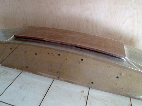 ... The best way to create a smooth curve is to glue up the lamination in a vacuum press.