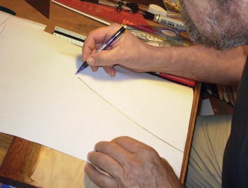 Make a Paper Pattern: I copy the outline on tracing paper