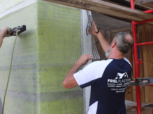 Amico's Hydrodry drainage system for stucco and veneer masonry siding.