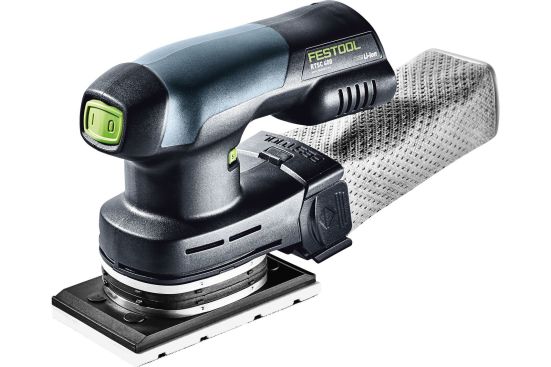 Festool RTSC 400 is available in three configurations: 	- RTSC 400-Basic ($260) includes: StickFix Soft Sander Backing Pad, protector, dust bag, a SYSTAINER SYS 2 T-LOC 	- RTSC 400-Plus ($465) includes:  StickFix Soft Sander Backing Pad, protector, dust bag, 2x BP 18 Li 3.1 ERGO battery pack, rapid charger TCL 6, a SYSTAINER SYS 2 T-LOC	- RTSC 400-Kit ($600) includes: StickFix Soft Sander Backing Pad, protector, dust bag, 2x BP 18 Li 3.1 ERGO battery pack, rapid charger TCL 6, ACA 18 V ERGO Power Adapter, SYSTAINER SYS-Combi 2