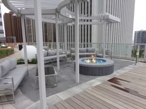 Different densities of foam were used for different parts of the deck, depending on what kinds of loads were being supported.