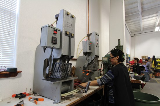 Thurner fabricated these large embossing machines because he could not buy ones powerful enough for some of the company's embossing needs.