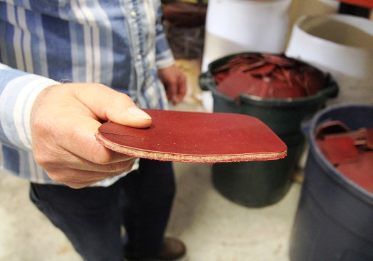 The leather used by Occidental is produced-to-order in domestic tanneries, and must meet strict specifications regarding color, thickness, water repellency, fat content, and temper or "hand." A chemical and mechanical process, tanning is far more complicated than most people think.