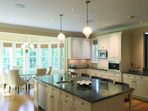 Homeowners called Sergio Mazon for help when the buzzing of halogen transformers became intolerable. The job turned into a complete LED-based makeover that included tearing out the ceilings to relocate fixtures.