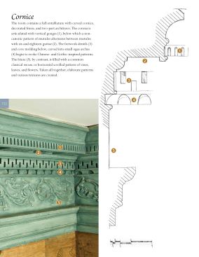 Another sample page from the author's book, "Traditional America Rooms." The book focuses on the rooms in the Winterthur Museum near Wilmington, Del. The mansion museum was created by Henry Francis du Pont, who collected rooms, dismantling them from 17th- and 18th-century homes all along the East Coast and reassembling them in his sprawling 175-room ancestral home.