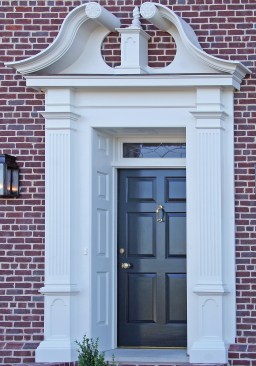 Without question, the Georgian style is elaborate. This doorway shows  a proportionally correct interpretation of a Georgian entry.