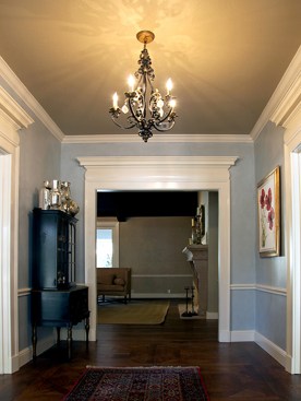After. The completed interior by Hull Works with all woodwork restored.