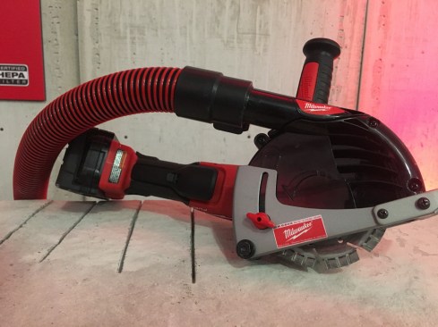 The Milwaukee® Cutting Dust Shroud provides users with a solution for the regulation on respirable crystalline silica dust (29 CFR 1926.1153). They are optimized for cutting applications with both AC and DC Milwaukee small angle grinders. Available July 2017. Cost: TBD

