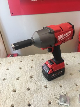 The M18 Fuel High Torque Impact Wrench w/One-Key is a fully customizable impact wrench. It provides repetitive torque output for continuous fastening applications. Application-specific modes allow users to dial-in speed and torque to meet the job needs. Among the One-Key features available for this tool will be Tool Control, Tool Tracking, and Tool Security. There are 4 modes of drive control, which are customizable in the One-Key app. Available December 2017. Cost TBD.



