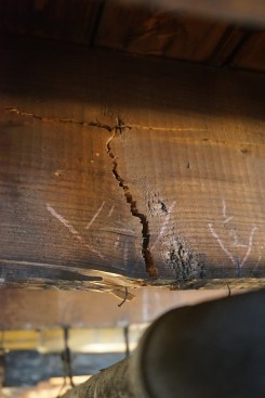 Another damaged floor joist