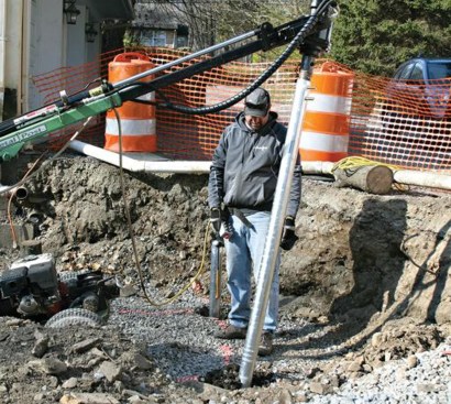 Helical piers can be installed in any weather, have a higher load capacity than concrete, and require less cleanup. Though more expensive than concrete piers, they are helpful in poor soil conditions, or where frost heave is a concern.