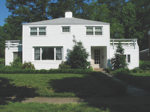 A simple roof or siding replacement on this Virginia home would have been temporary at best. The lack of overhangs presents a callback waiting to happen.